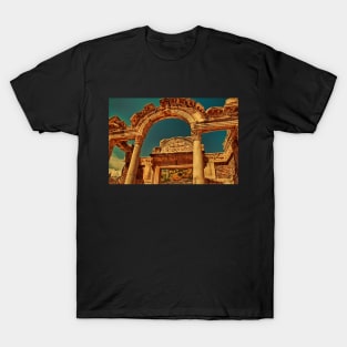 Turkey. Ancient Ephesus. Ruins of Temple of Hadrian. T-Shirt